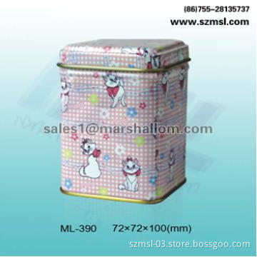 square tin box, gift box, candy box, chocolate box